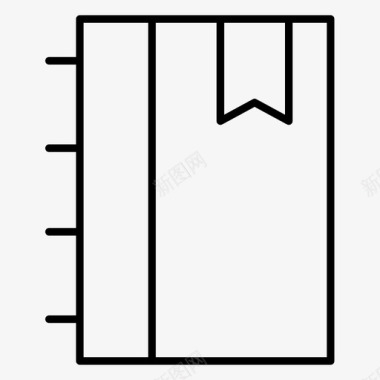 宣传海报策划笔记本书签日记图标图标