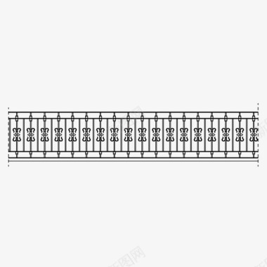 装饰图案脑子栏杆阳台栅栏图标图标