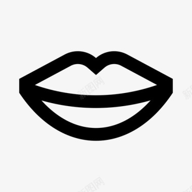 嘴唇的女人嘴唇化妆品女人图标图标