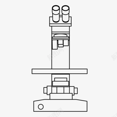 调查显微镜化学调查图标图标