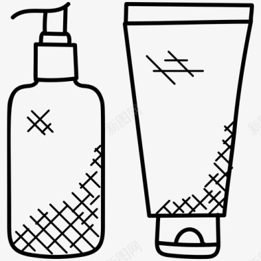 手洗化妆品乳液图标图标