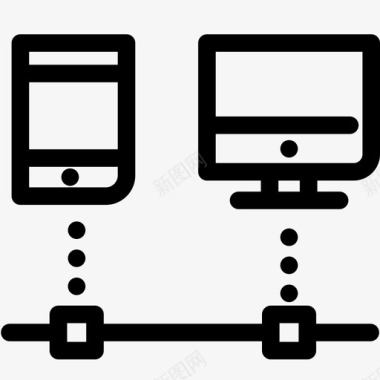 未连接网络连接计算机移动图标图标