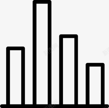柱状图素材条形图图表柱状图图标图标