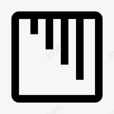 正方形方格抽象几何形状图标图标