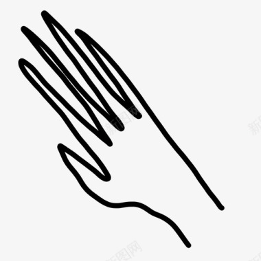 手拉手手伸手势手拉图标图标