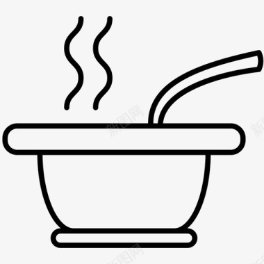 汤粉容器食物图标图标