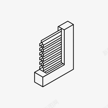 金属喷头标准百叶窗锚门图标图标