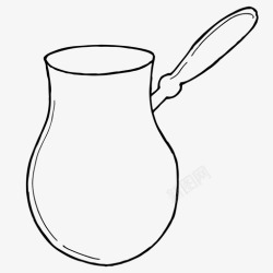 芝士茶土耳其咖啡芝士饮料图标高清图片