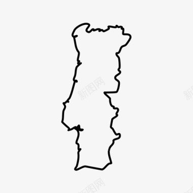 地理葡萄牙国家欧洲图标图标