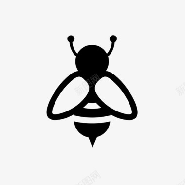 虫子蜜蜂虫子大黄蜂图标图标