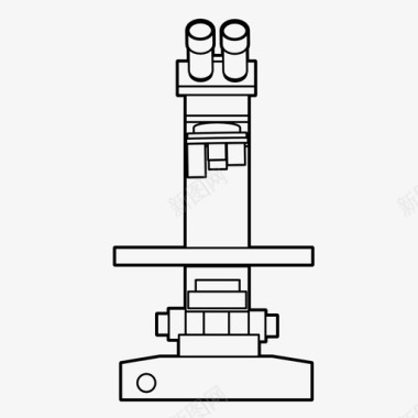 调查显微镜化学调查图标图标