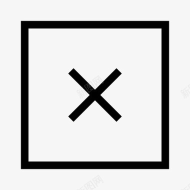 删除垃圾箱关闭取消删除图标图标