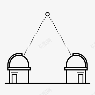 太空观测天文发现图标图标