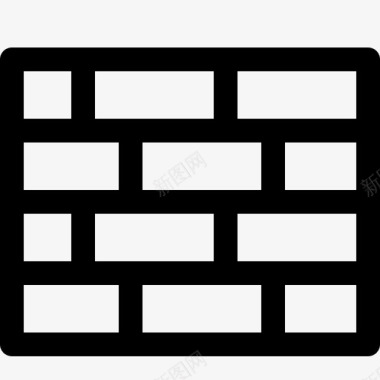 纹理素材砖墙建筑构造图标图标