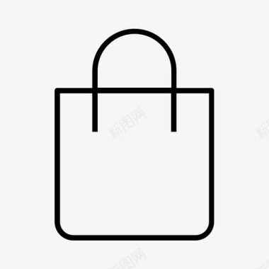 购物袋购物超市图标图标