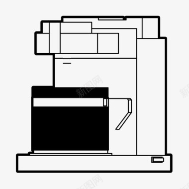 京东小家电咖啡机早餐咖啡图标图标