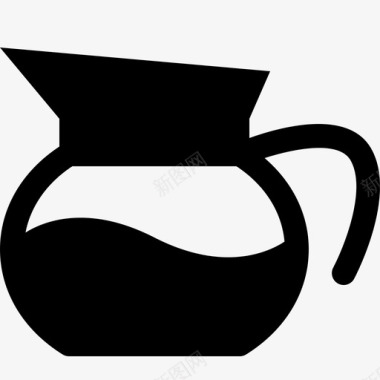 水壶咖啡壶容器图标图标