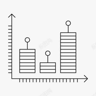 设计数字数据报告图表数字图标图标