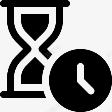 金融时钟时间管理时钟倒计时图标图标