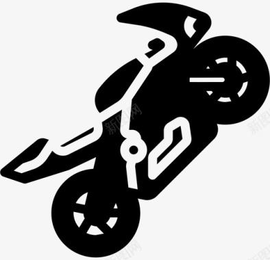 超级自行车极限运动图标图标