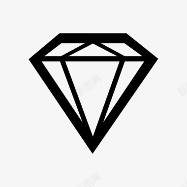 钻石昂贵珍贵图标图标