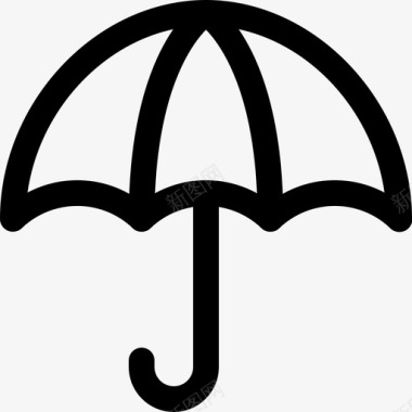 遮阳伞伞阳伞保护图标图标