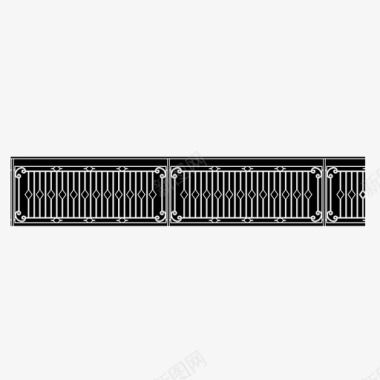 装饰医疗图案栏杆阳台栅栏图标图标