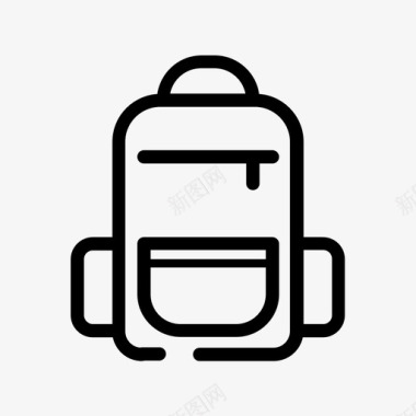 高考学校背包包孩子图标图标