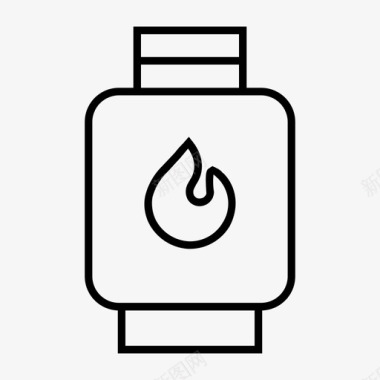 煤气煤气煤气瓶图标图标