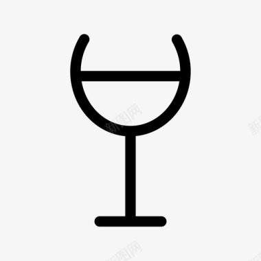 红酒组成的法国酒杯法国葡萄酒红酒图标图标