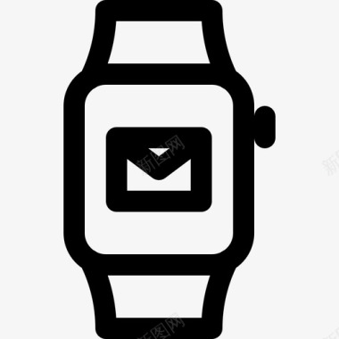 产品功能介绍smartwatch上的电子邮件功能通知图标图标