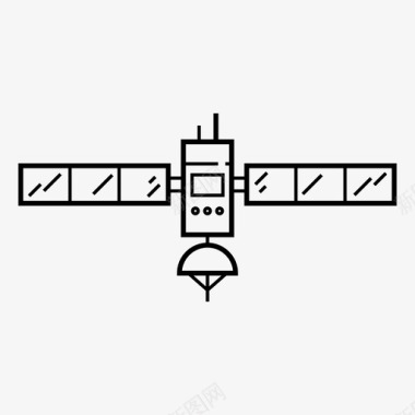 宇宙飞船卫星通讯探险家图标图标