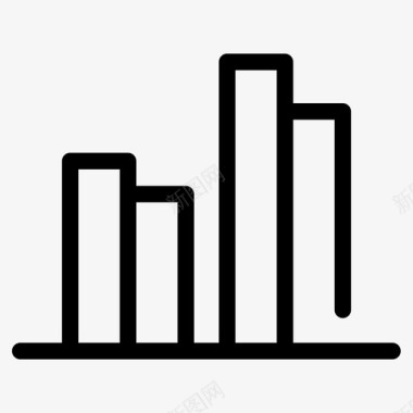 条形矢量分析条形图图表图标图标