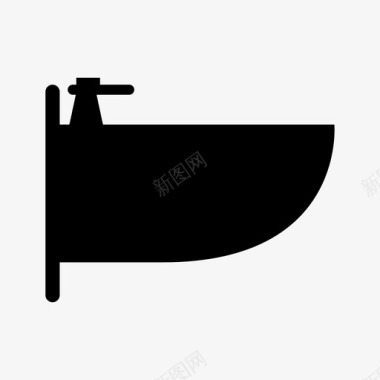 坐浴盆浴室室内图标图标