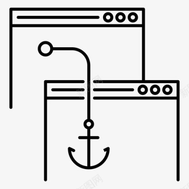 网页优化反向链接钓鱼搜索引擎优化图标图标