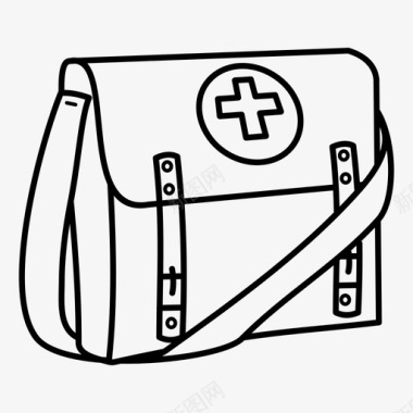 医疗包医疗包医生包行李包图标图标