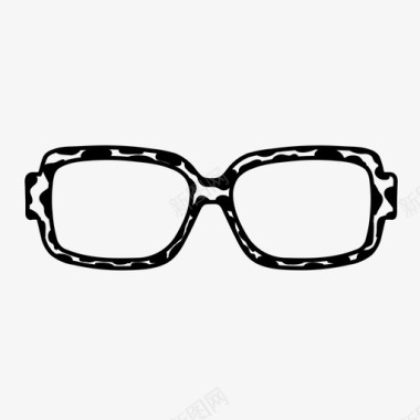乌龟壳方形眼镜龟壳方形眼镜镜框图标图标