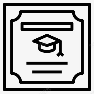 学历证书学位文件图标图标