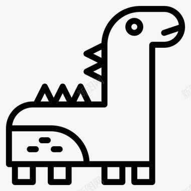 动物恐龙恐龙动物娃娃图标图标