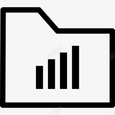 饼状统计文件夹统计存档文件图标图标
