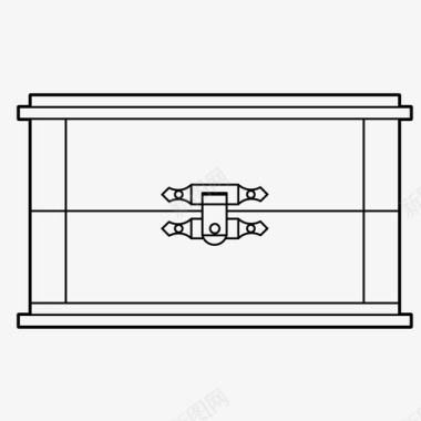 储藏箱子笼子保险箱图标图标