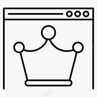 兴趣的引擎页面质量国王搜索引擎优化图标图标