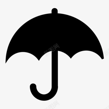 雨伞商务金融图标图标