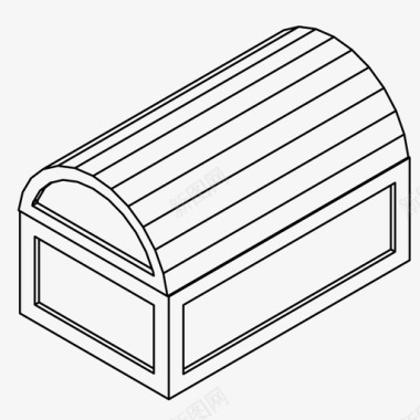 保险素材宝箱保险箱集装箱图标图标