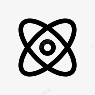 科学符号原子化学图标图标