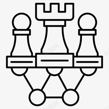 网络营销策略游戏搜索引擎优化图标图标