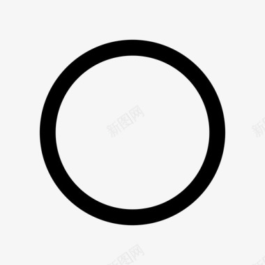 圆圆形状简单圆图标图标