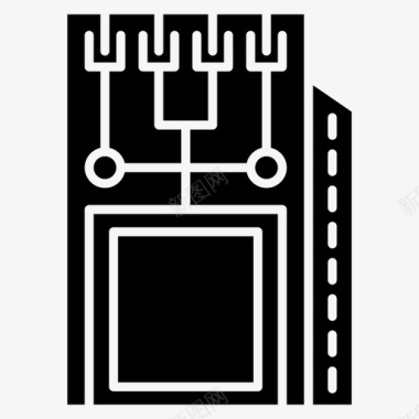 处理包模块电路电子图标图标