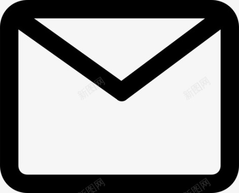 空白邮件信封邮寄图标图标