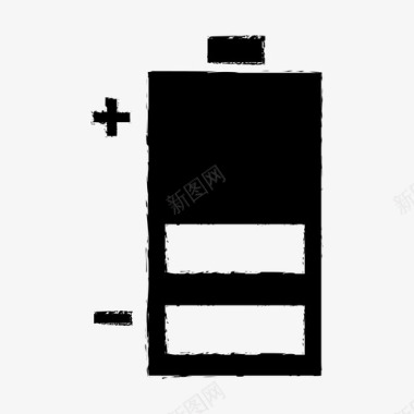 电瓶车充电电池充电能量图标图标